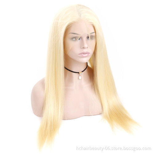 613 HD Human Hair Lace Wig, 13x4 13x6 613 Virgin Lace Front Wig,Wholesale Platinum Blonde 613 Transparent Lace Frontal Wig
